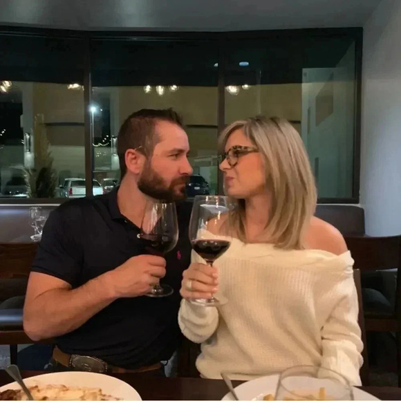 Off the shoulder cream sweater with braided neckline. - Picture 7 of 7